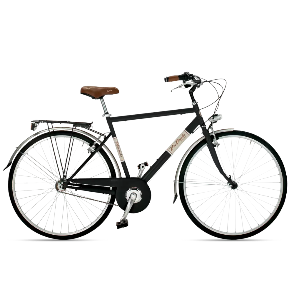 Allure Man di Via Veneto - Bicicletta da Città Uomo colore nero polvere di caffè