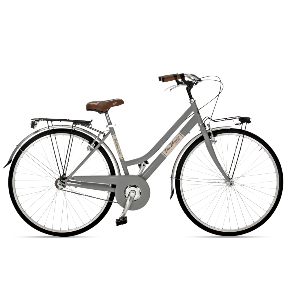 Allure Lady di Via Veneto - Bicicletta da Città per Donna colore grigio