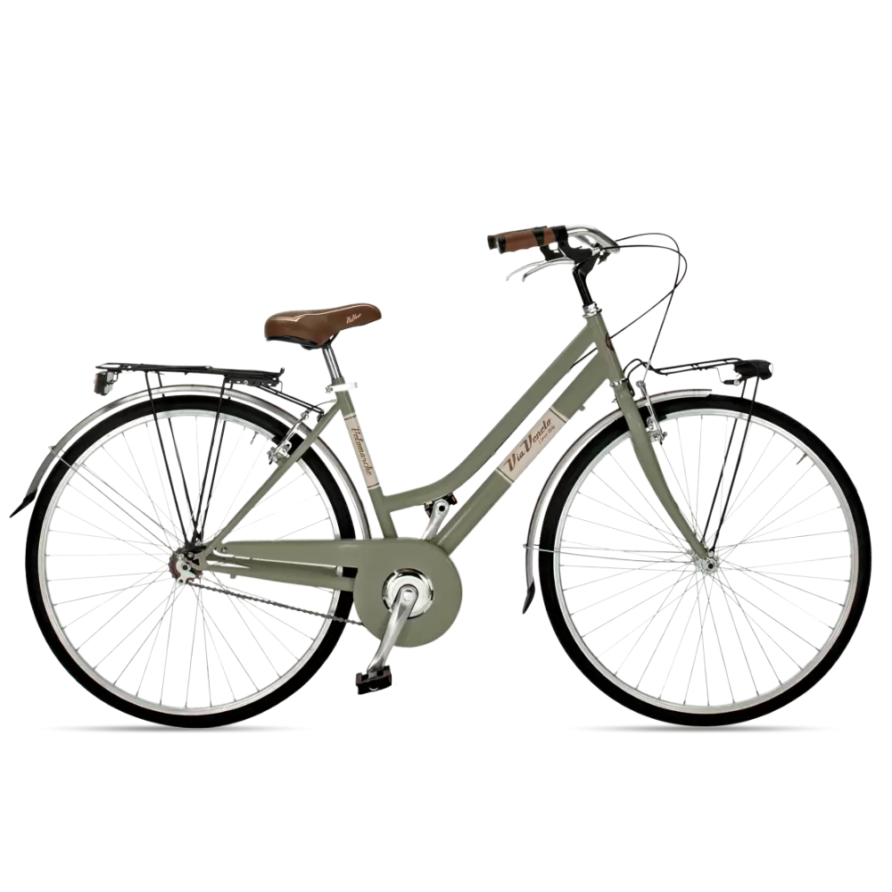 Allure Lady di Via Veneto - Bicicletta da Città per Donna colore verde oasi