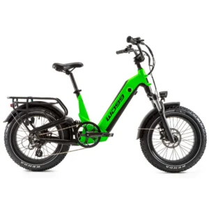 Bicicletta elettrica pieghevole da città, Pulp del marchio World dimension, di colore verde