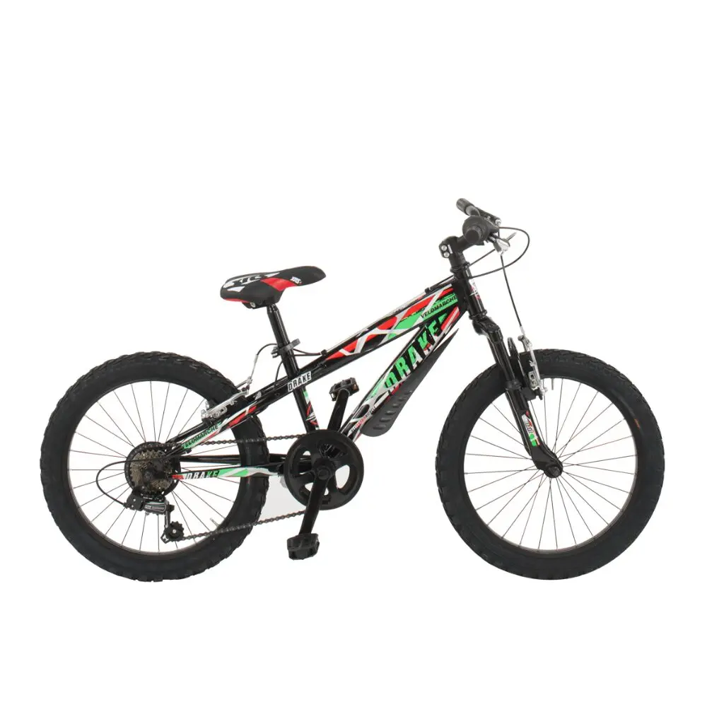 Mountain bike made in italy del marchio Velomarche modello Drake, colore nero
