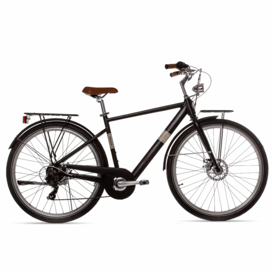 Via Veneto Oliver – Bicicletta Elettrica da uomo di colore nero